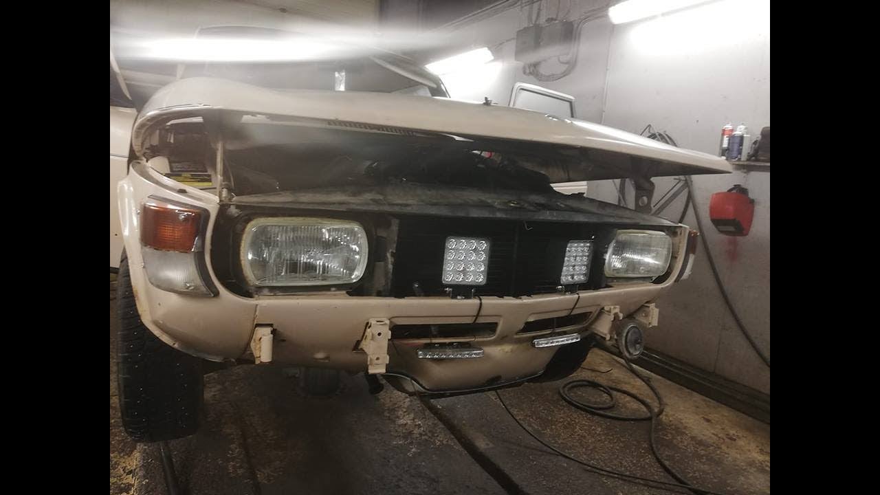 Saab 90 Jääratalelu #2 Lisävaloja!