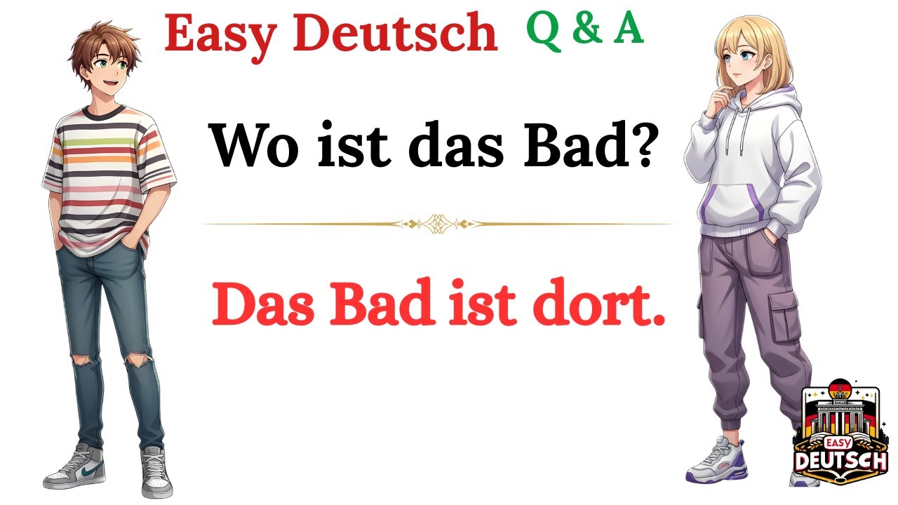 Deutsch lernen A1 🇩🇪✨ 150 Fragen & Antworten zum Mitsprechen
