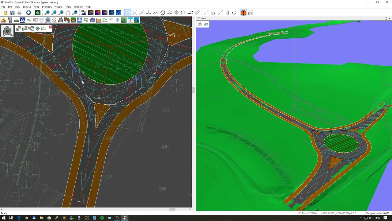 Site3D: Creating a Highways Link Road