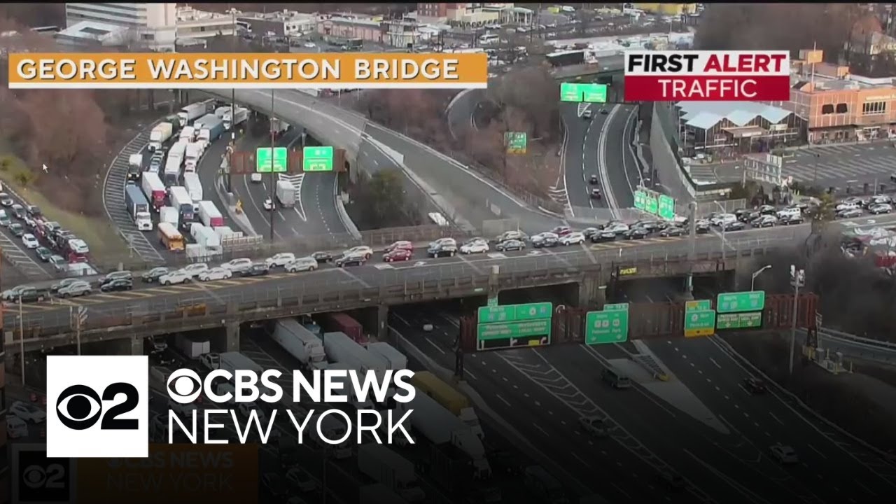 First Alert Traffic: Big delays at George Washington Bridge