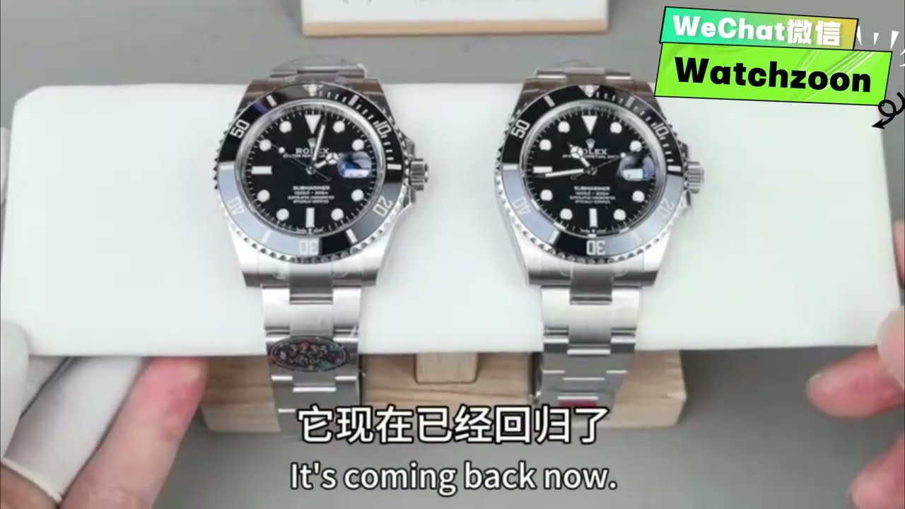 组装表黑水鬼126610LN竞品对比，VS厂对比V厂（原clean厂）
