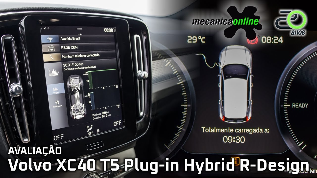 Novo XC40 T5 Plug-in Hybrid R-Design - Tecnologias e Volvo On Call