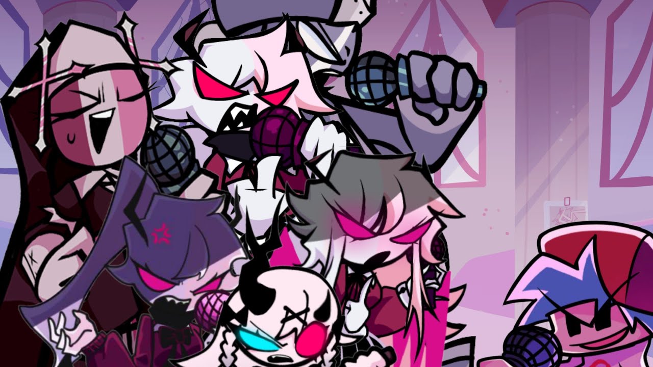 Attack but MFMfamily and selene and selvena sing it . 【FNF】