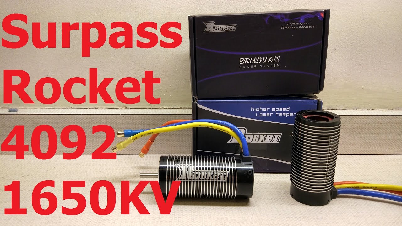 MTT EP10 Replacement Surpass Rocket 4092 1650KV Motor