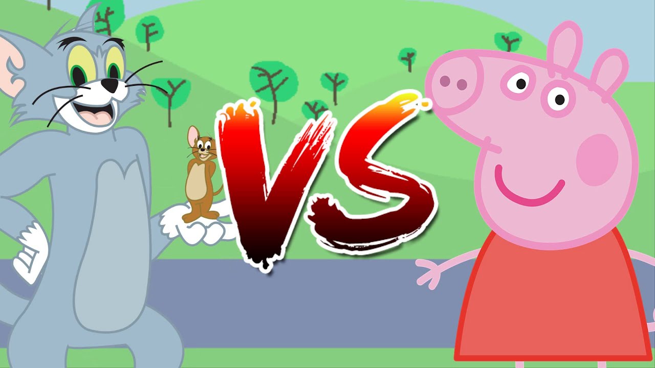 M.U.G.E.N. BATTLES | Tom/Jerry vs Peppa Pig | Tom & Jerry vs Peppa Pig