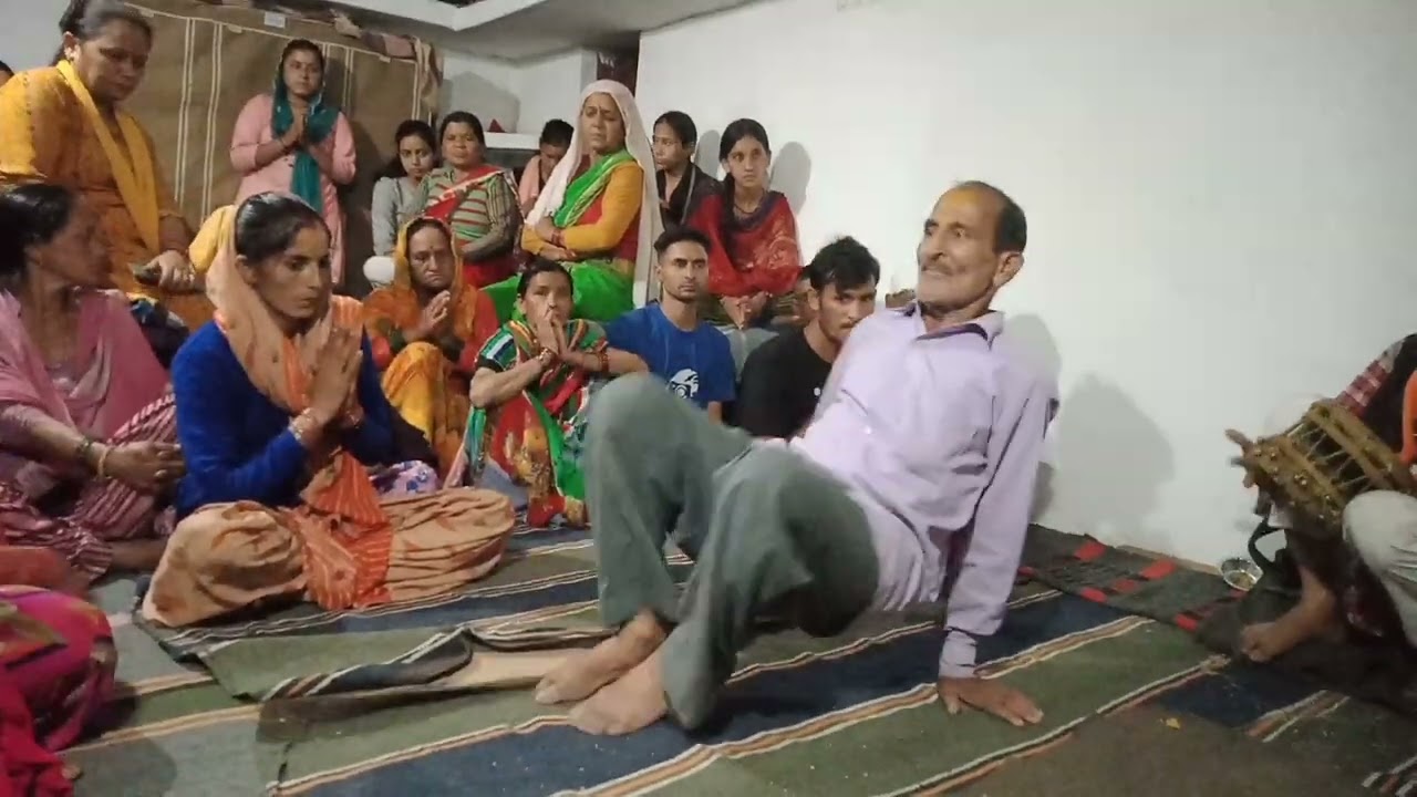 देवी जागर🌹 डोंर थाली पर नाचे हनुमान आसन पर बैठी माता( ग्राम खोलीधार) जागर वीरू खंखरियाल पौड़ी गढ़वाल