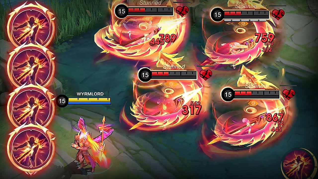 TOP GLOBAL MOSKOV UNLI STUN TRICK! HARD CARRYING NOOB TRIO SQUAD IN RANKED GAME!!! SUPER HARD GAME!!