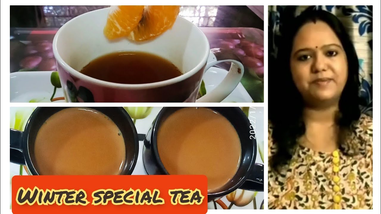 Winter special tea ।। Two types of winter special tea recipe ।। Orange lemon tea ।। Masala tea.