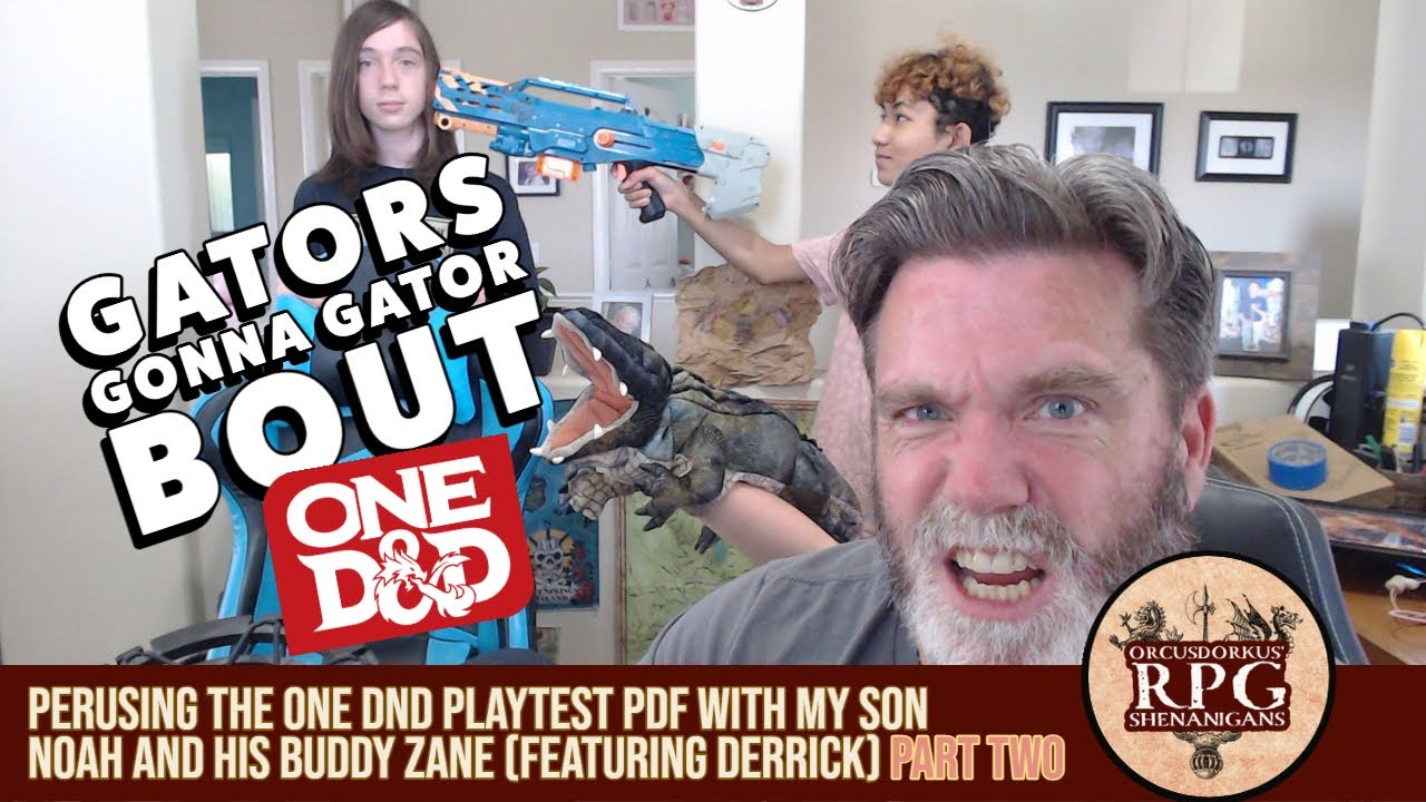 One DnD Playtest Materials With My Son Noah And His Buddy Zane (Feat. Derrick) - Part Two