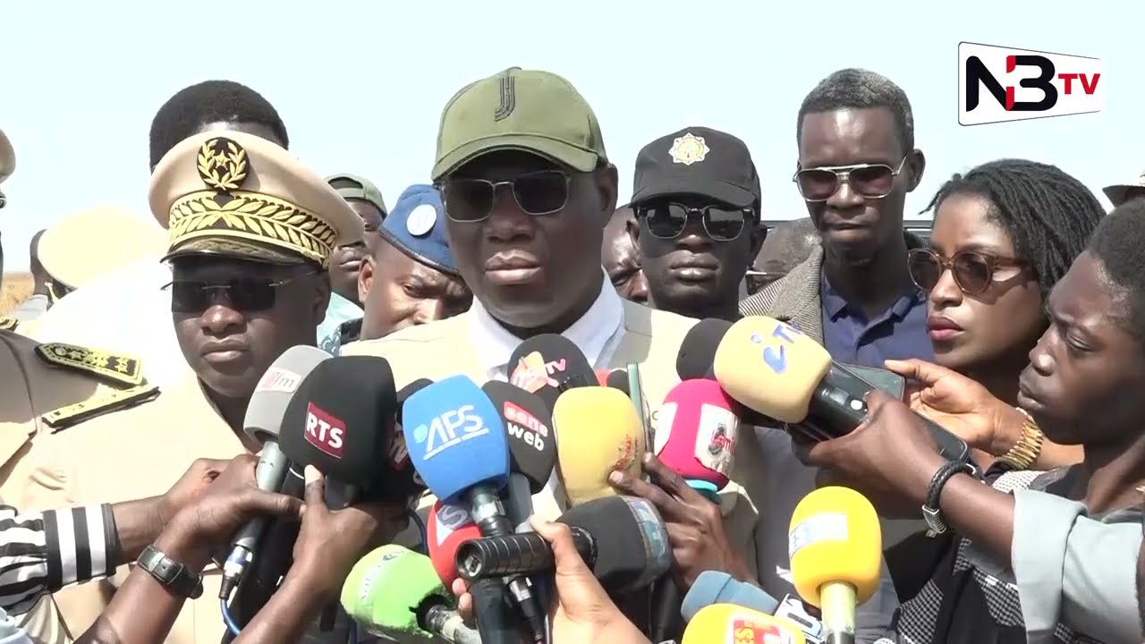 Thies : Affaire lotissement Mbour 4 , Le Ministre Balla Moussa Fofana sur les Lieux