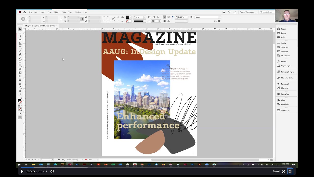 InDesign - What's New, 2021-02 Austin Adobe User Group