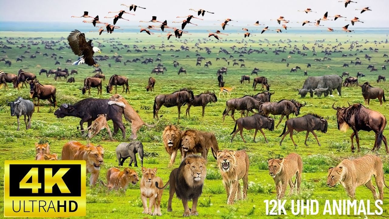 4K African Wildlife Amazing Collection of African wildlife - 12K UHD Animals