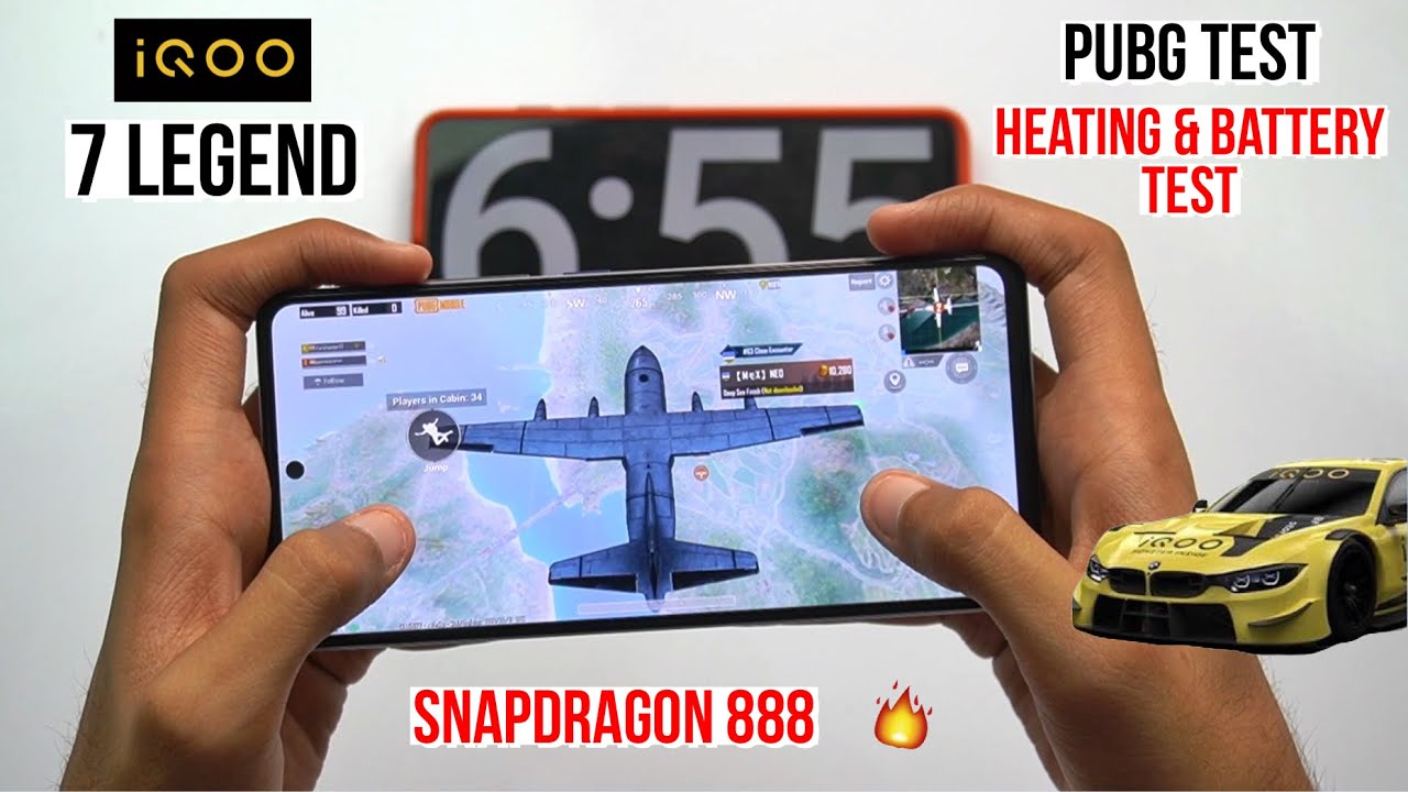 IQOO 7 Legend Pubg Test, Heating and Battery Test (SD888) | Beast for Gaming 🔥