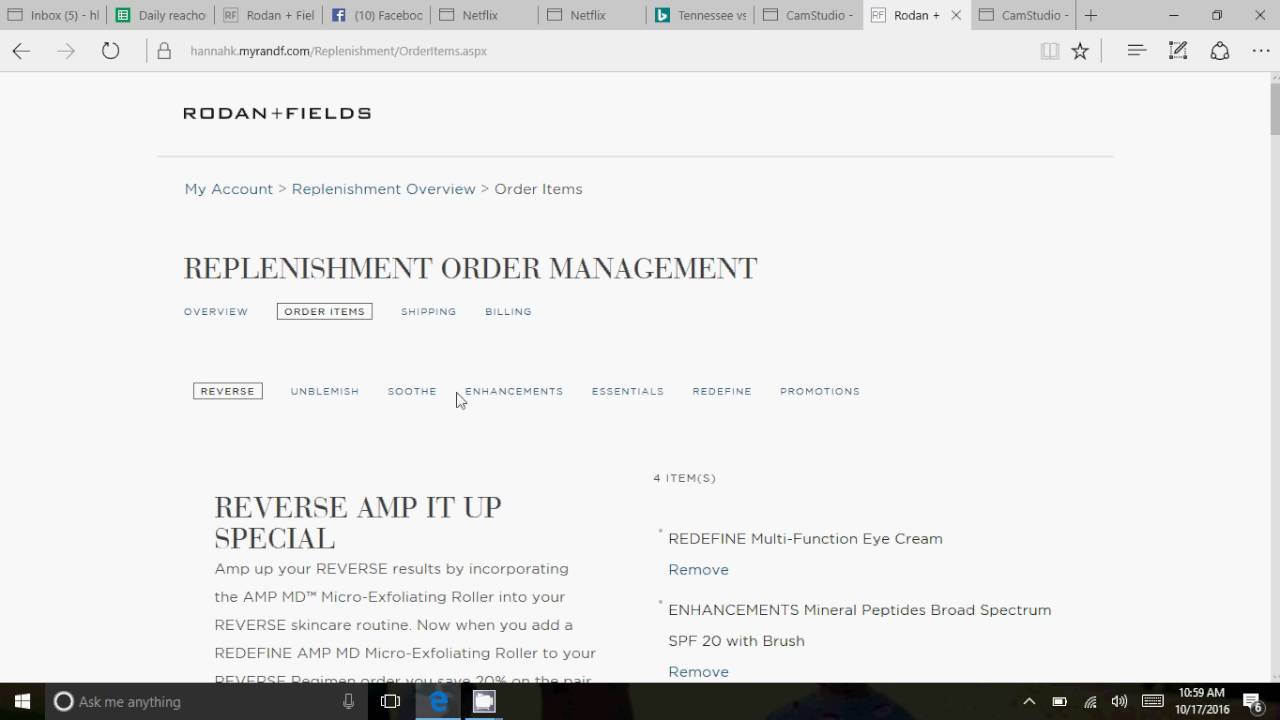 How to edit your replenishment order
