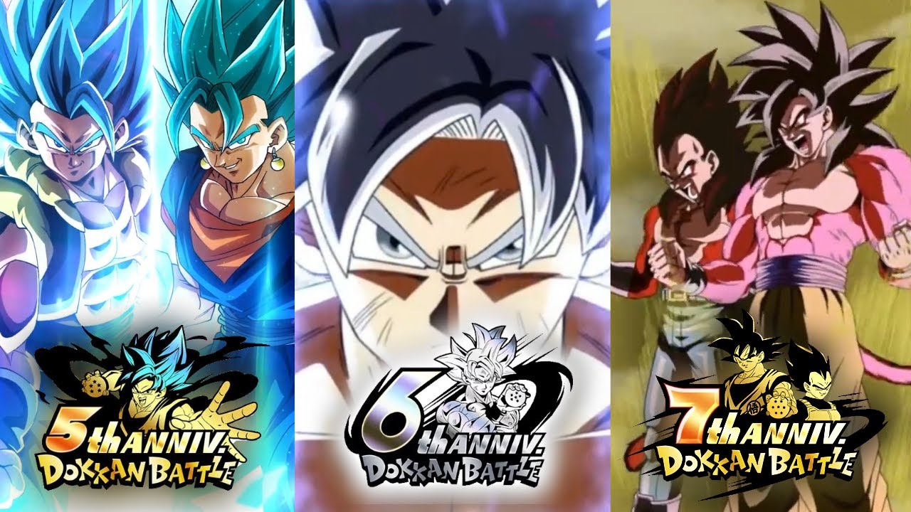 ALL DOKKAN ANNIVERSARY MOVIES COMPILATION! | DBZ Dokkan Battle