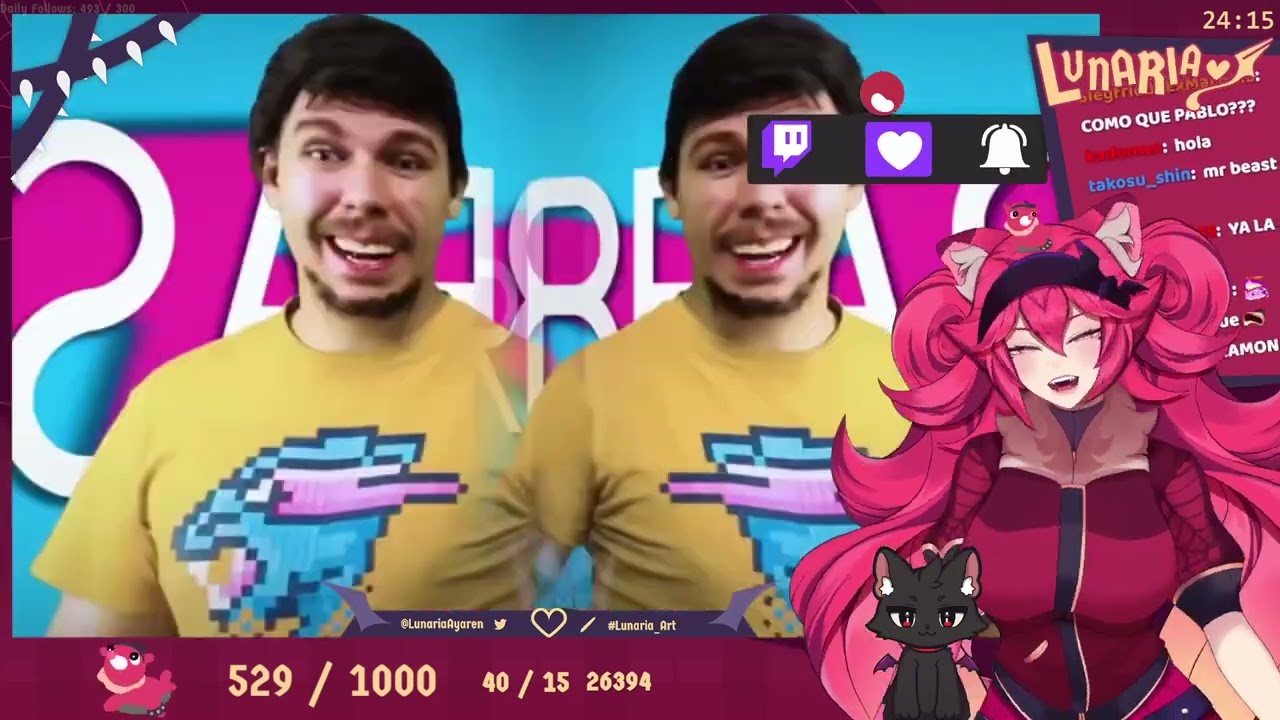 lunaria riendose por 18 minutos