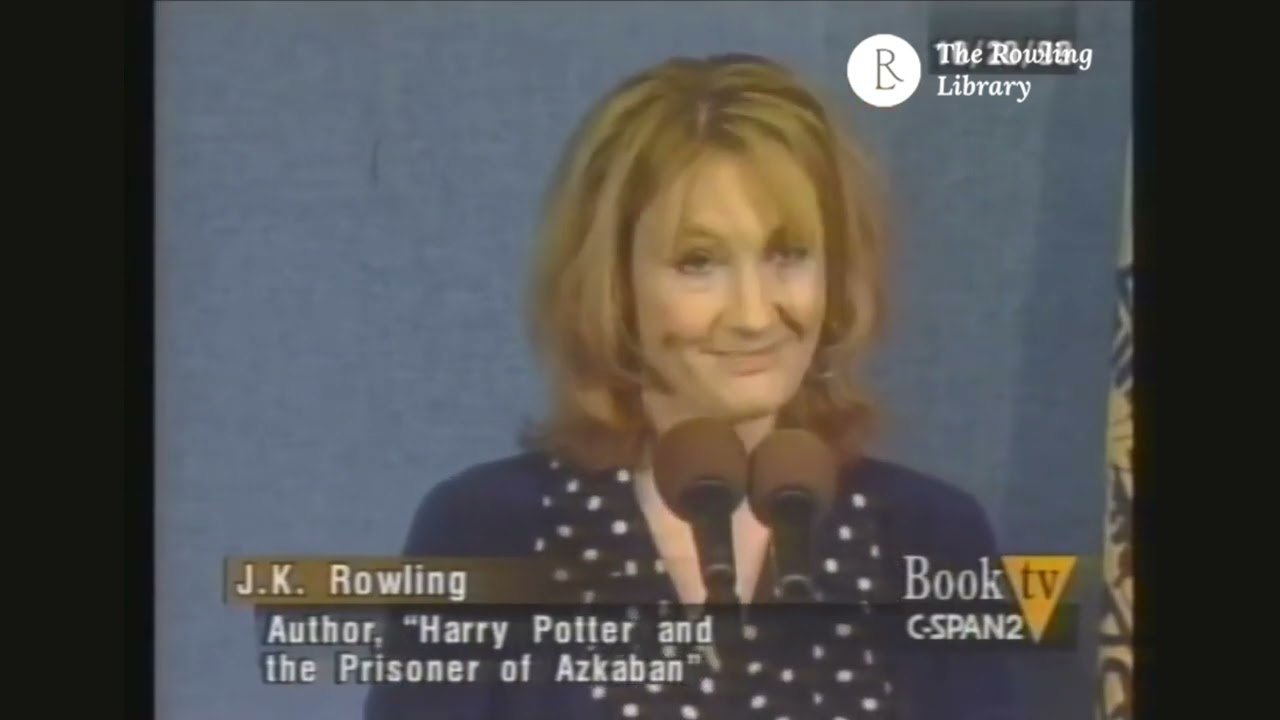 J.K. Rowling at 1999 National Press Club Luncheon: Reading, Q&A, and book signing (October 20, 1999)