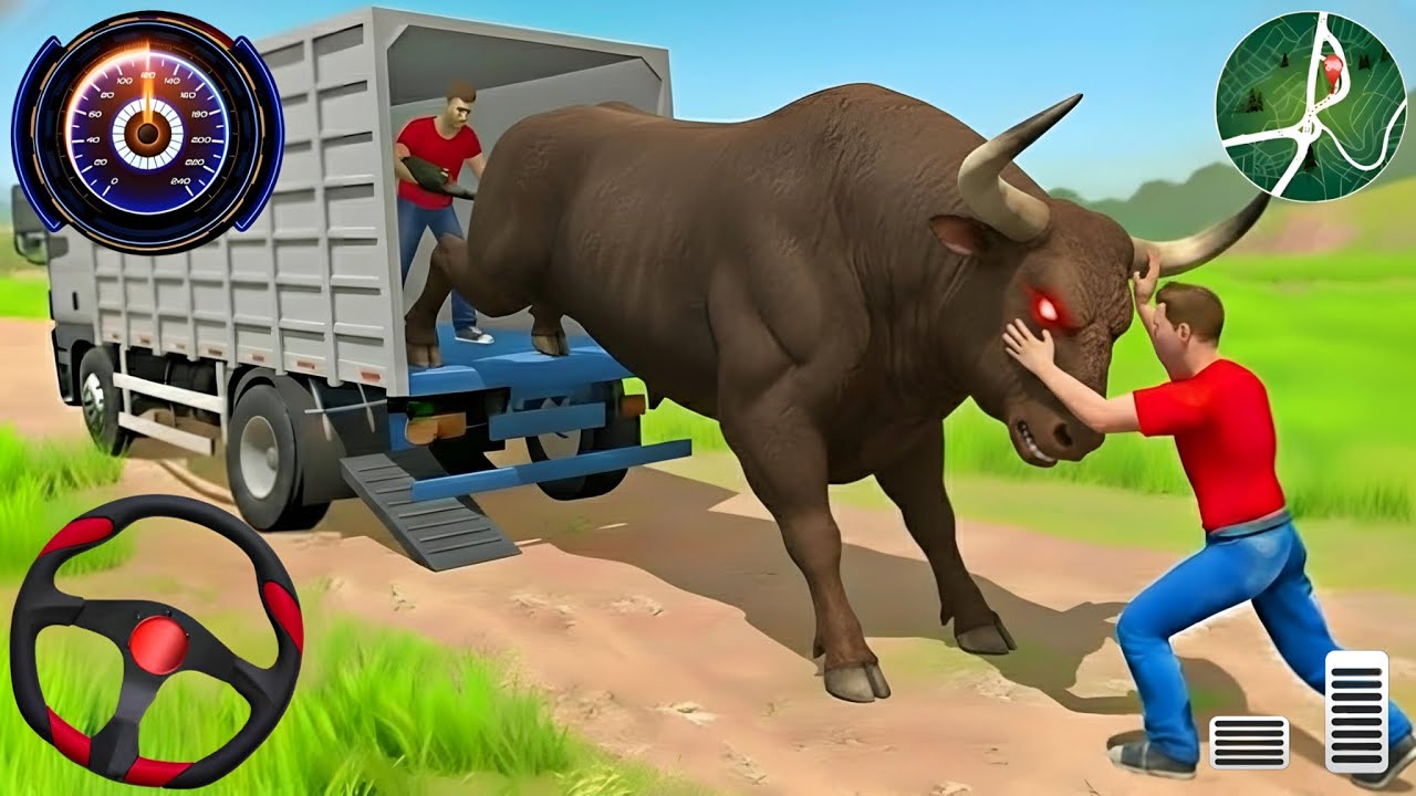 Animal Cargo Truck Driving Game 3D - Animal Transport Cargo Truck 2024 - Android Gameplay
