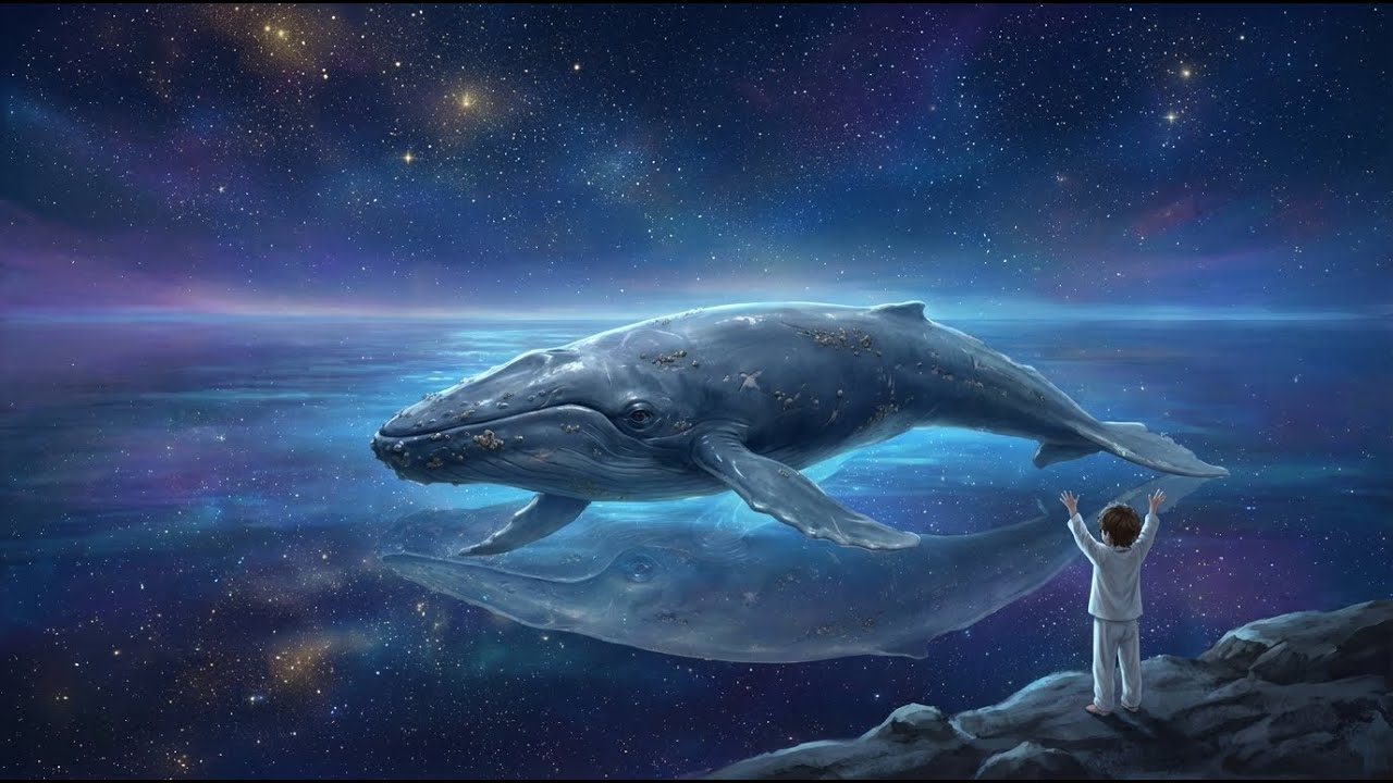 Sleep With a Gentle Blue Whale | Guided Ocean Visualization