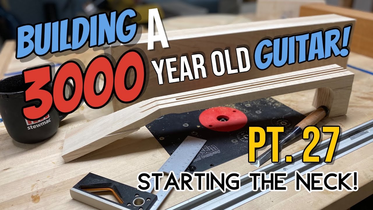 How To Build An Acoustic Guitar Episode 27 (Cutting Out The Neck)
