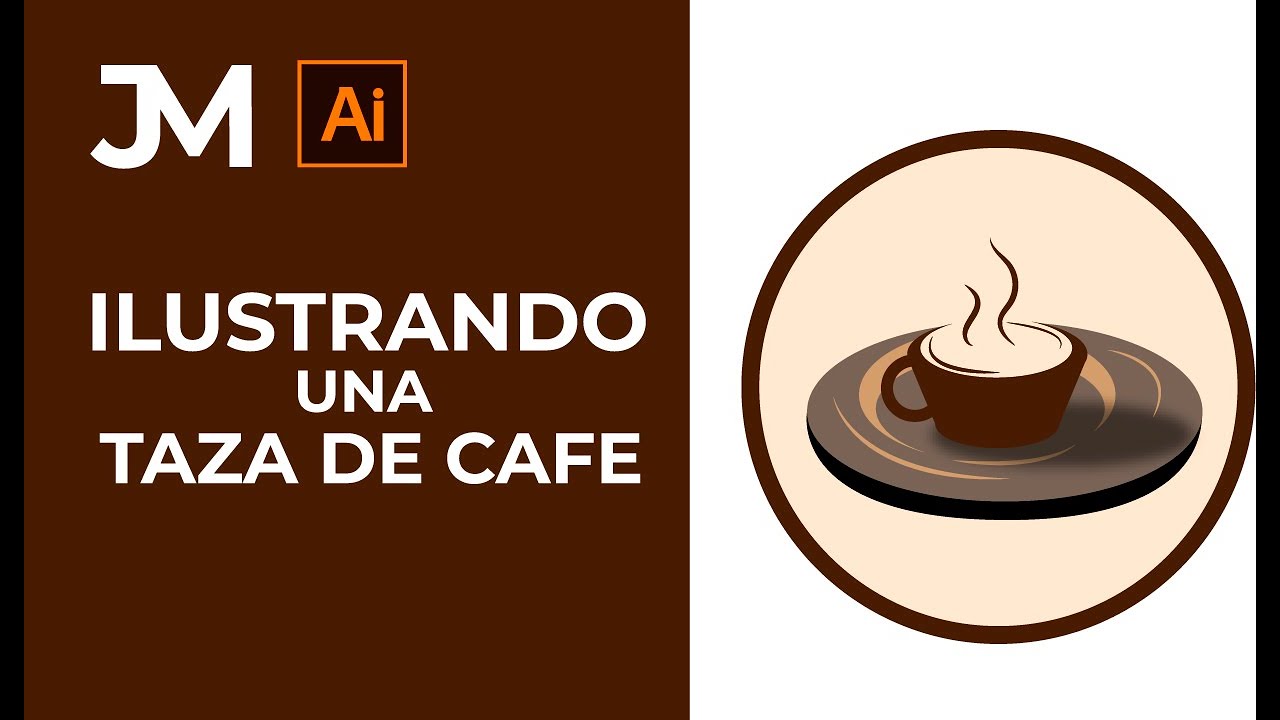 Ilustrando una taza de café en adobe ilustrador
