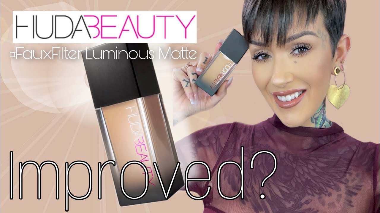 WEAR TEST // HUDA #FAUXFILTER LUMINOUS MATTE FOUNDATION // IMPROVED?