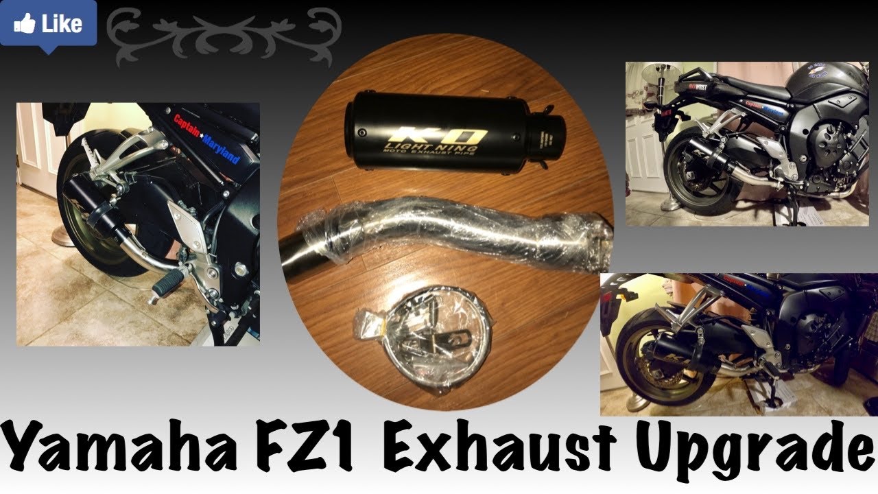 FZ1 Upgrade Exhaust Install