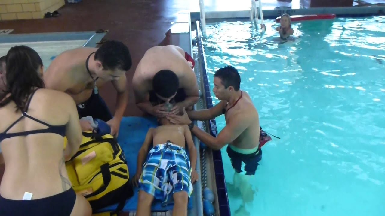Lifeguarding Drill: 10-Yr Old Child Rescue Progression, Rescue Through Oxygen Treatment