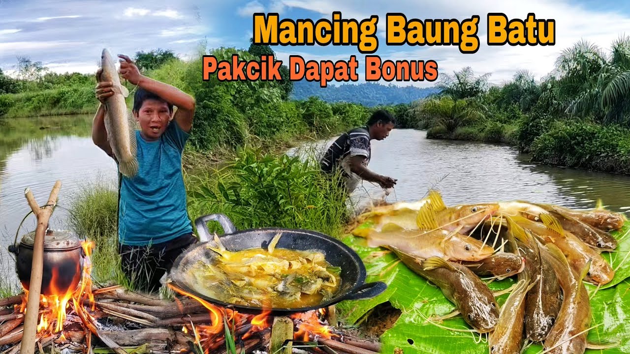MANCING IKAN BAUNG BATU || SPOT INDAH MENAKUTKAN