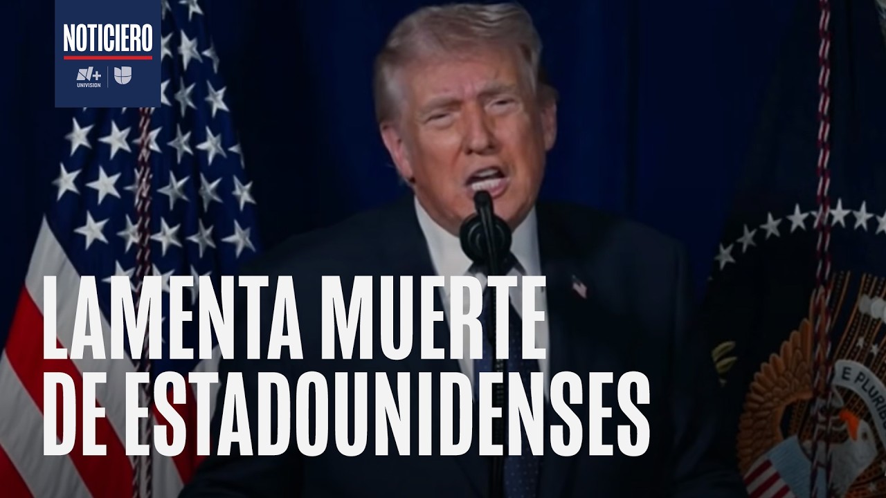 Trump lamenta bajas estadounidenses y habló de sus logros en ataque a Irán