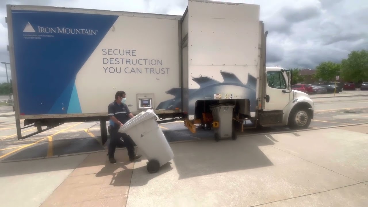 Iron mountain shredding bin video