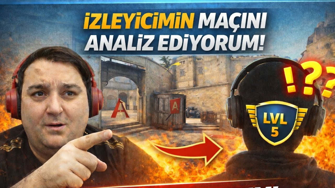 FACEIT Level 5 İzleyici Maçı Analizi | Büyük Hataları Gösterdim!