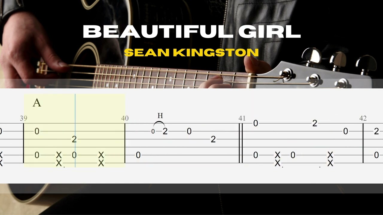 Beautiful Girls - Sean Kingston | EASY Fingerstyle Guitar Lessons TAB