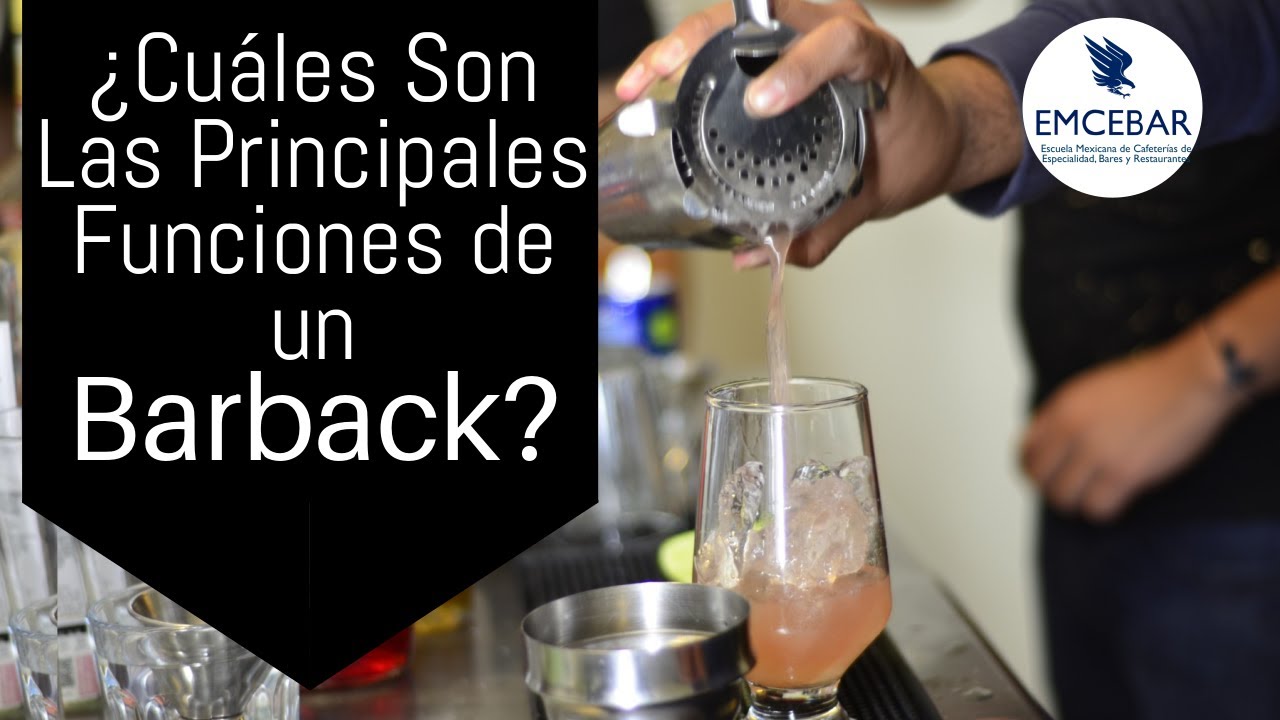 ¿Cuales Son Las Principales Funciones de un Barback?