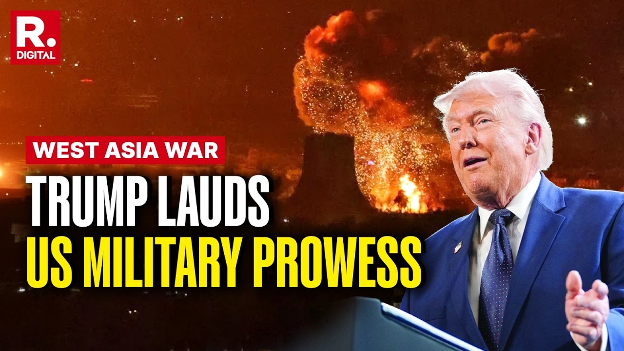 US-Israel Iran War: US President Trump Claims The 'Military Was Rebuilt Under His Reign'