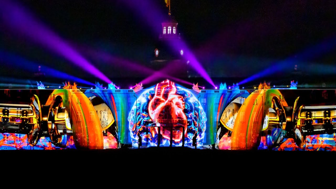 HUMANITY Video Mapping - Schlosslichtspiele Karlsruhe 2023