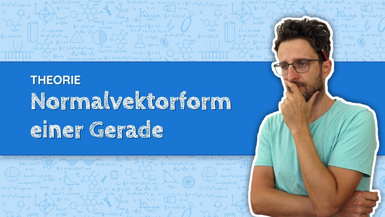 Normalvektordarstellung einer Gerade