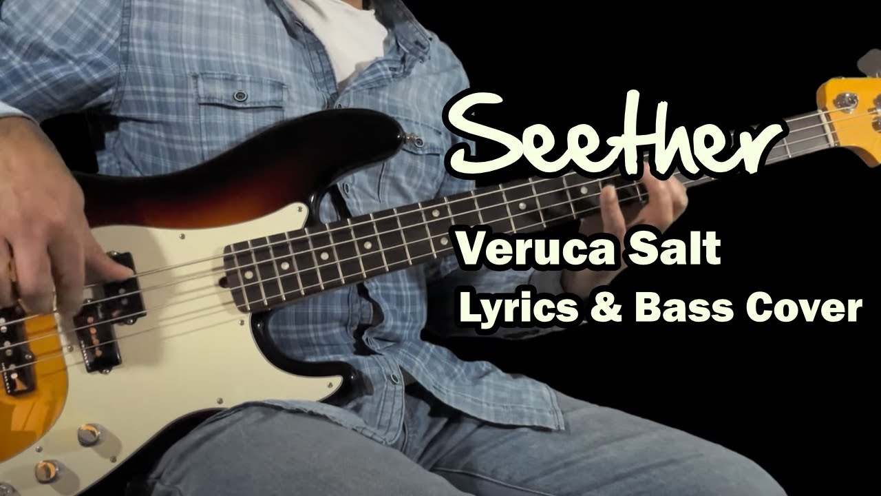 VERUCA SALT - SEETHER (BASS COVER & LYRICS)