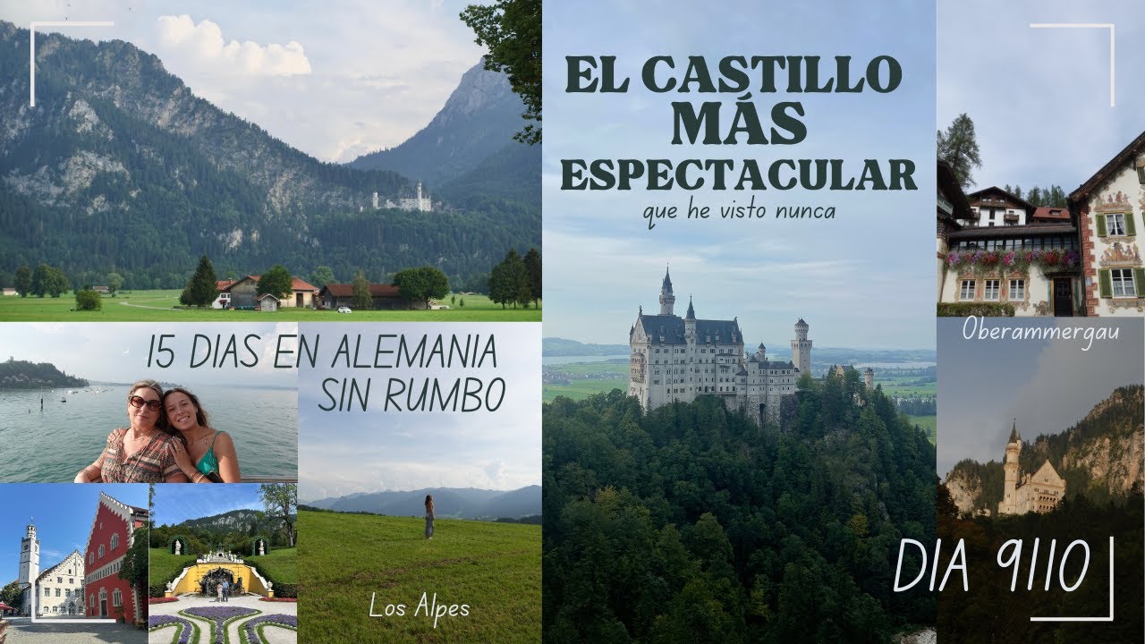 Día 9 y 10 | El castillo DISNEY REAL, Oberammergau, los Alpes, Lindau y Lago Constanza