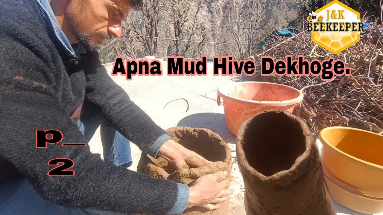 P/2 Making Traditional Mud Hive For Beekeeping | Traditional Beekeeping | Beekeeping At Home