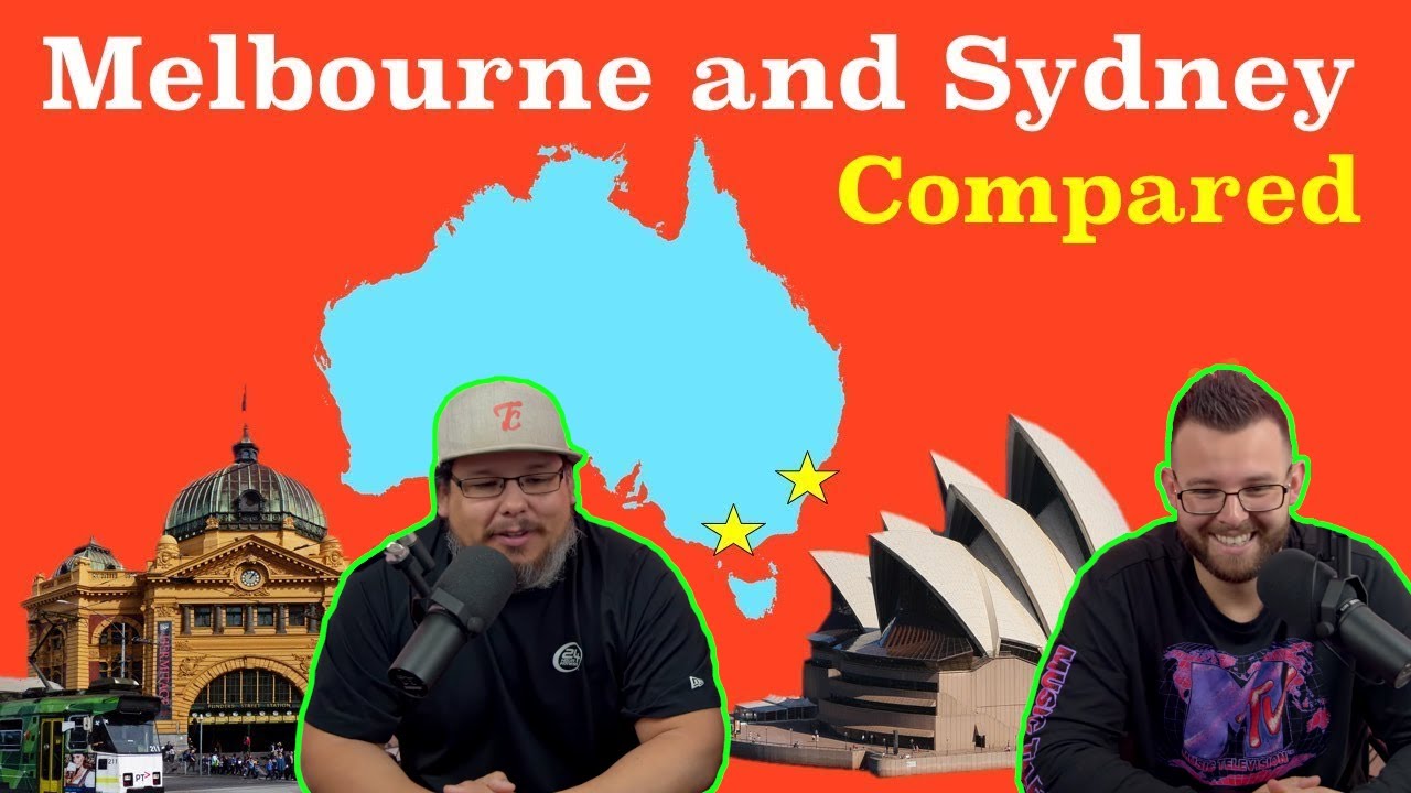 Americans React To Sydney and Melbourne , Australia Compared