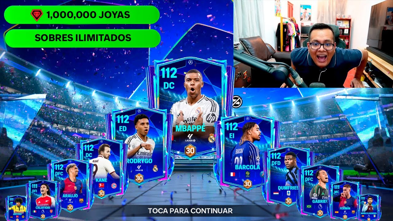 Mi Primer PACK OPENING de la UEFA CHAMPIONS LEAGUE 2025 en FC Mobile