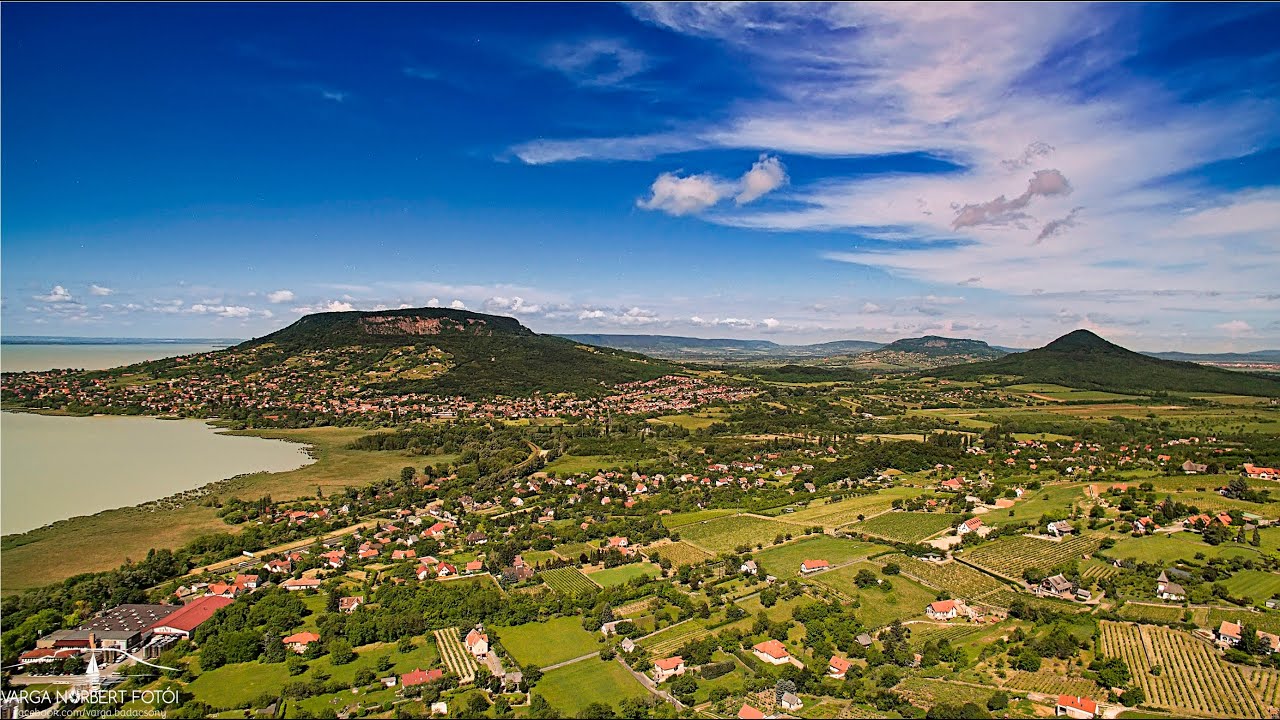 Badacsony madártávlatból egy DJI Phantom 3 advanced-del