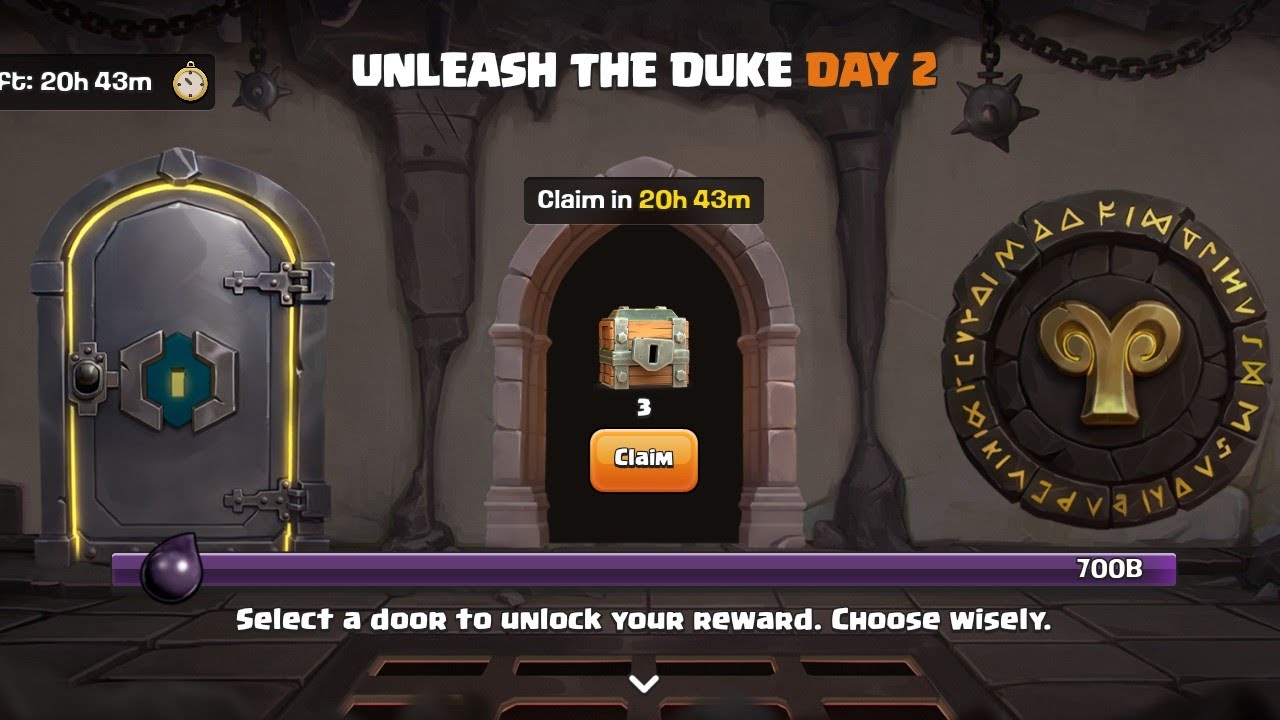 What's behind the door - Day 2 #clashofclans , #6t7clasher , #coc 