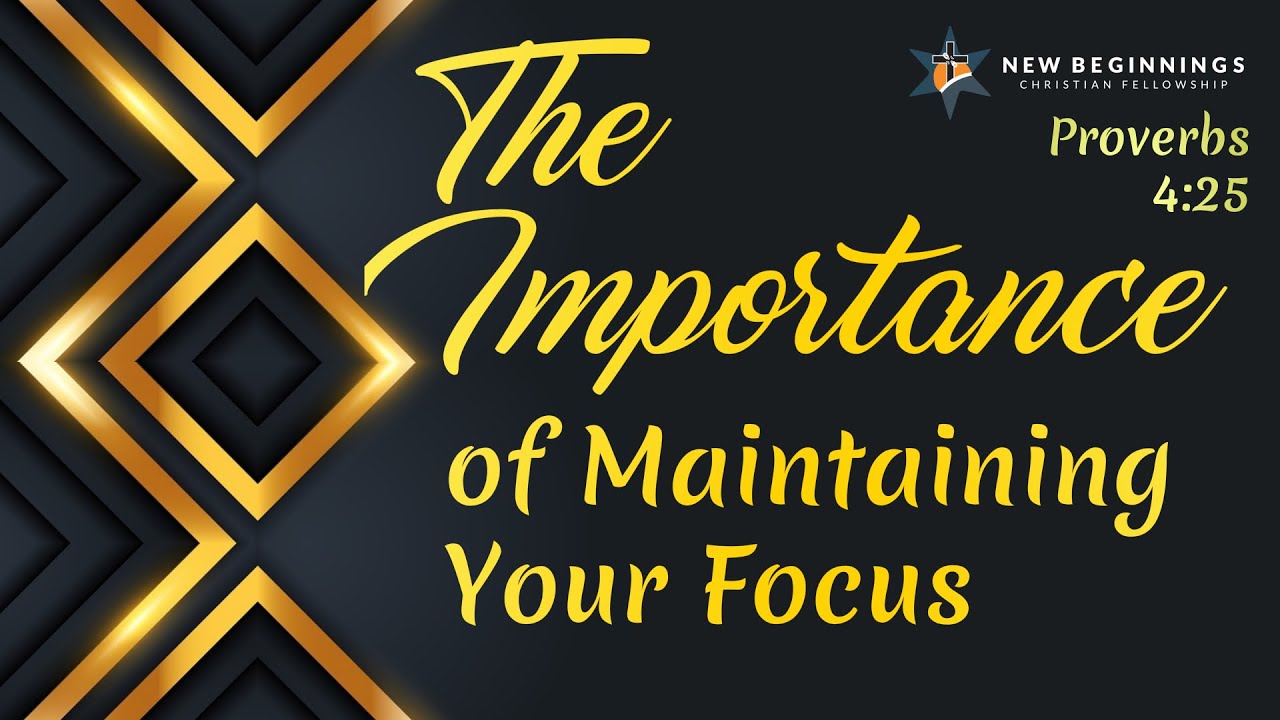Transformed Thinking (P3): Importance of Maintaining Focus | Rev. Dr. Leslie Braxton