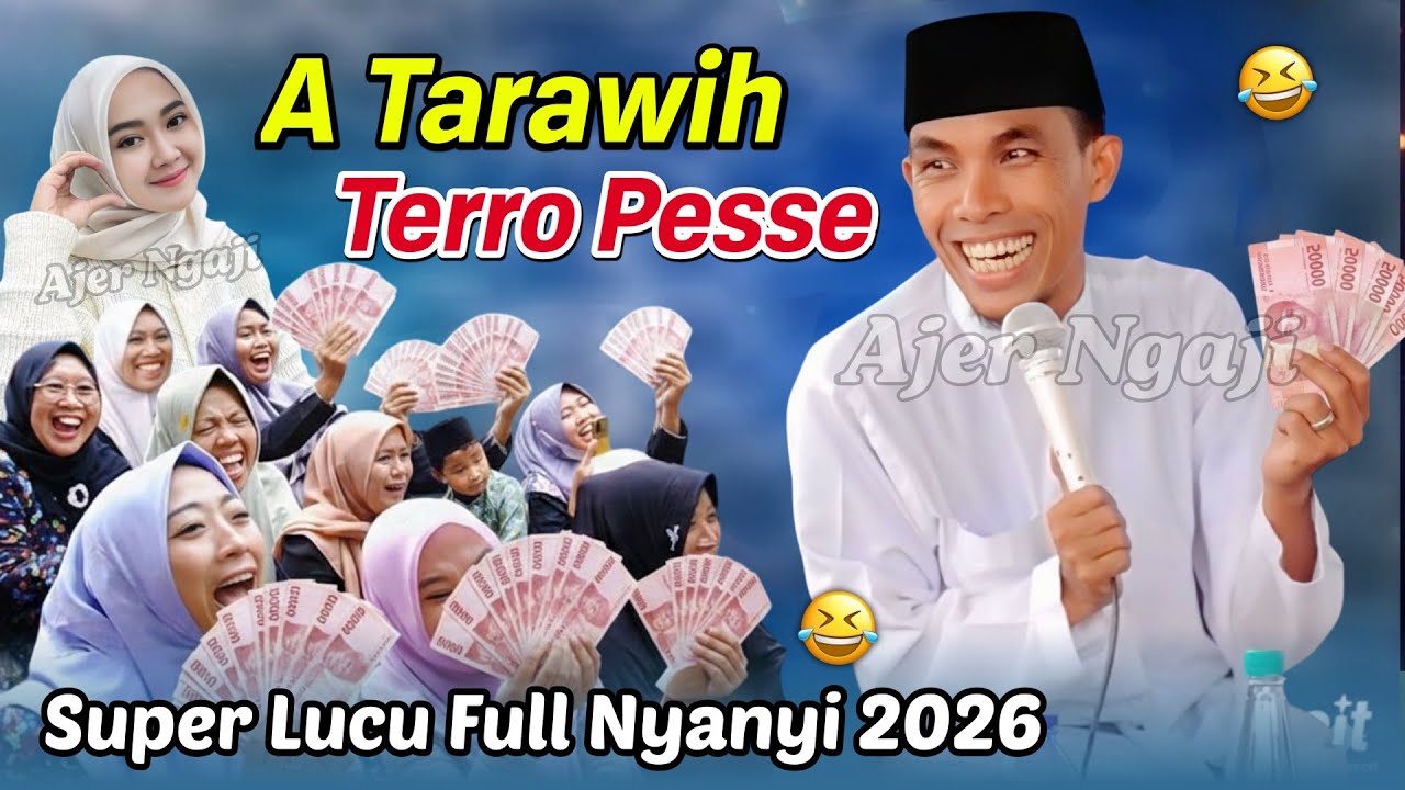A Tarawih Terro Pesse (Tarawih Sumenep)‼️Ceramah Super Lucu KH KHOLIL YASIN Terbaru 2026 Full Nyanyi