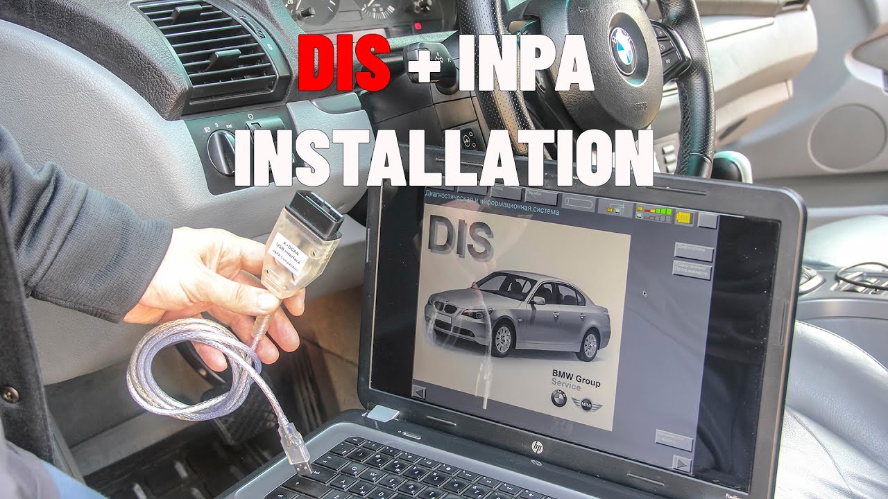 Установка BMW DIS + EDIABAS INPA для диагностики BMW X5 E53 с кабелем INPA K+DKAN