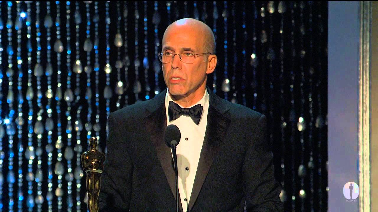 Jeffrey Katzenberg receives the Jean Hersholt Humanitarian Award at the 2012 Governors Awards