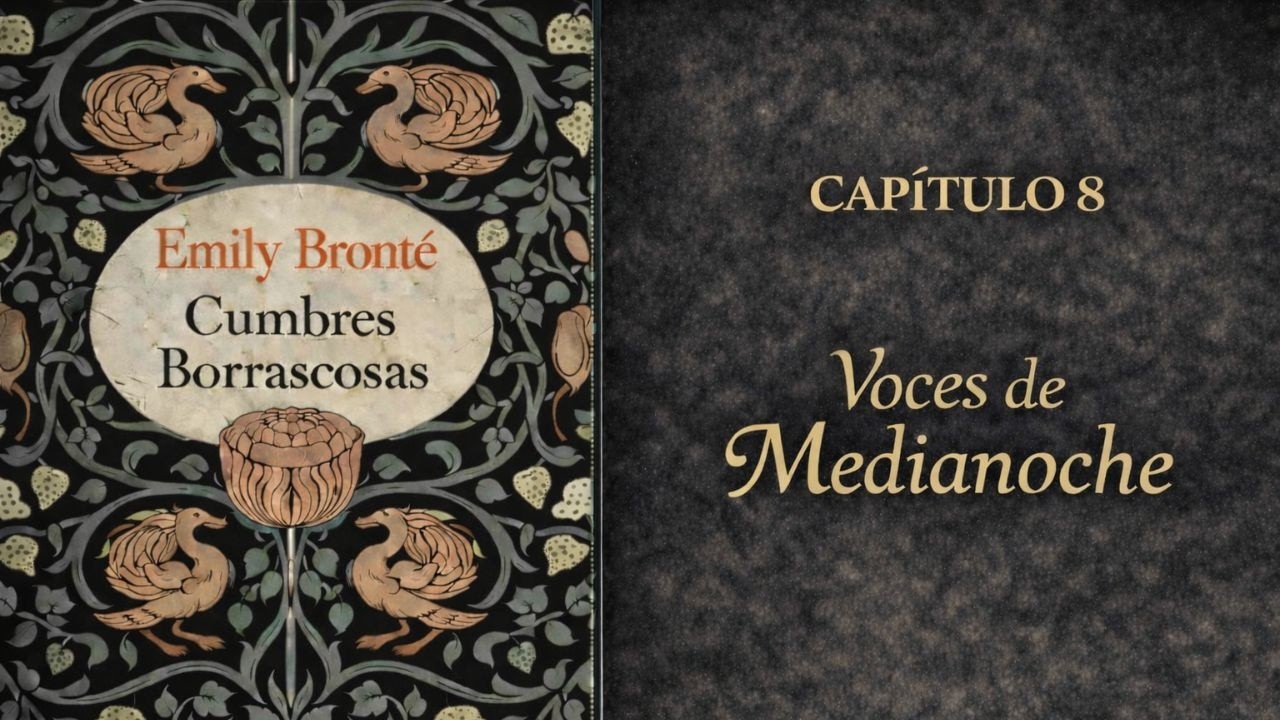 Cumbres Borrascosas Capítulo 8 | Audiolibro completo | Emily Brontë | Voz humana