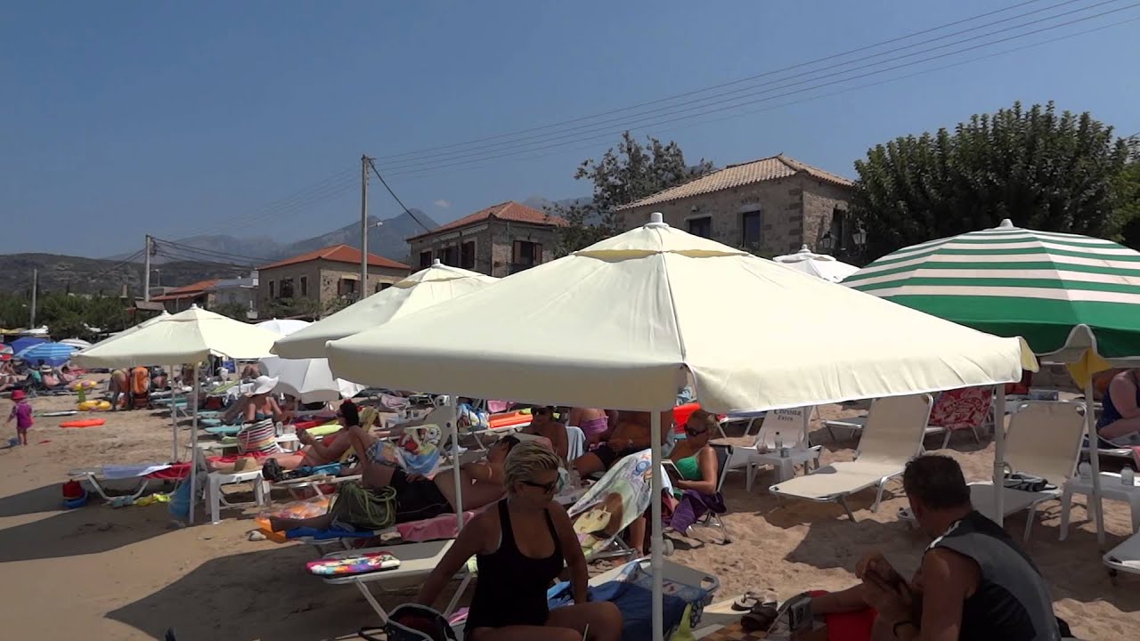 Greece Peloponnes Stoupa Beach - Греция, Пелопоннес, Ступа